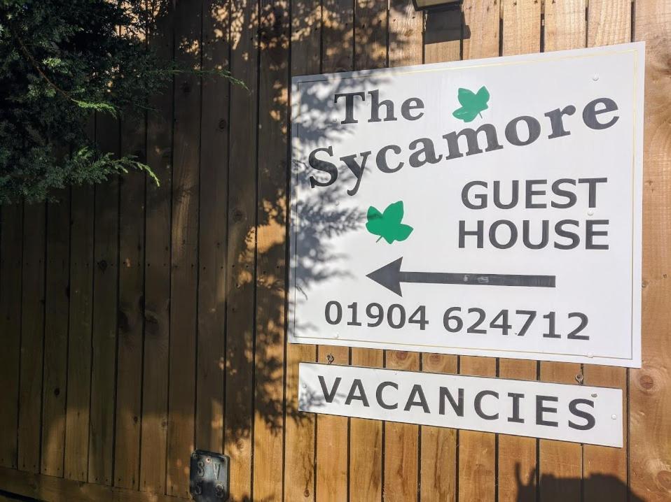 The Sycamore Guest House York Exterior foto